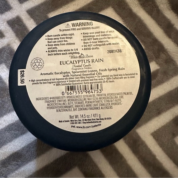 Bath and body works Eucalyptus Rain - Picture 3 of 3